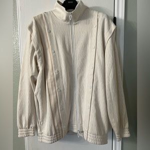 adidas Ivy Park Monogram Track Jacket (All Gender) Core White